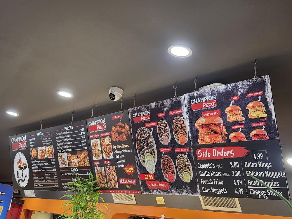 Champion Pizza - Elmont Menu image 1